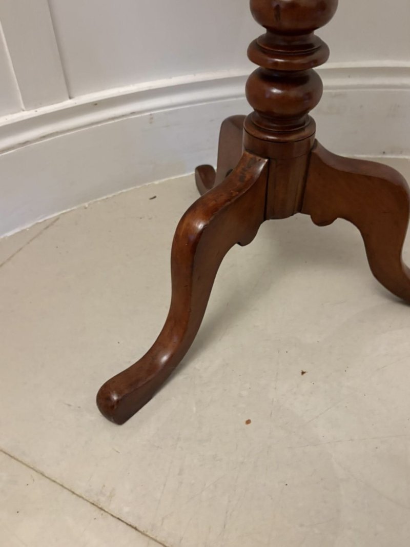 Quality Antique Victorian Mahogany Wine / Lamp Table